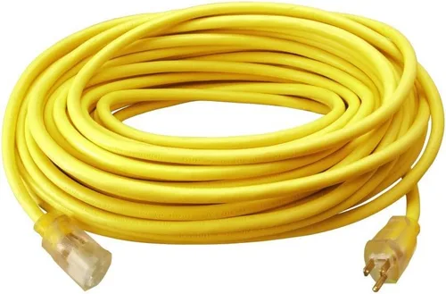 Vista 4 de Southwire 2588SW0002 Cable de extensión para exteriores - 12/3 SJTW cable resistente de extensión de 3 puntas - Ideal para uso comercial, jardinería