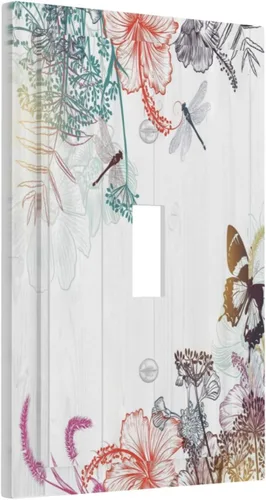 Vista 56 de Cubiertas de Placas de Pared Dúplex Individual con Sol Minimalista Moderno de Palabras Inspiradoras Abstractas Boho, Cubierta de Interruptor de Luz