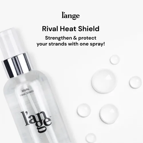 Vista 3 de L'ANGE HAIR Rival Heat Shield Spray de protección térmica para el cabello Previene el encrespamiento y los daños UV Spray protector térmico