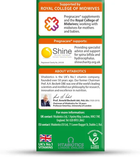 Vista 5 de RESSYYT Vitabiotics Pregnacare Original Tablets x 90