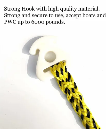 Vista 2 de Conector de cuerda remolcable para tubos de barco de tubería Cuerda de conexión rápida para deportes acuáticos
