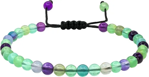Vista 211 de Amazing Gemstone Crystal Anklet Ankle Bracelets for Women - Waterproof Beaded Healing Crystal Anklets, Plus Size Chakra Gemstone Bead Anklet