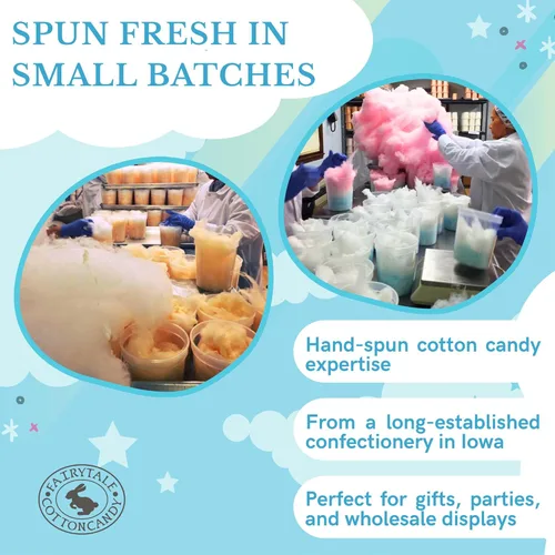 Vista 6 de CHOCOLATE STORYBOOK Algodón de azúcar con sabor gourmet, idea única para vacaciones, cumpleaños, regalos de broma, recuerdos de fiesta