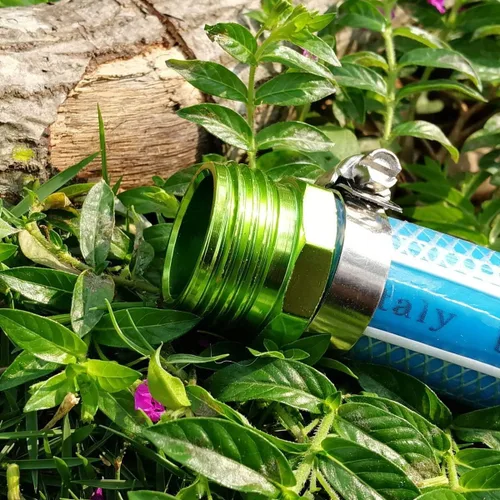 Vista 2 de PLG Kit de reparación de manguera de jardín Conector de manguera con abrazaderas 6