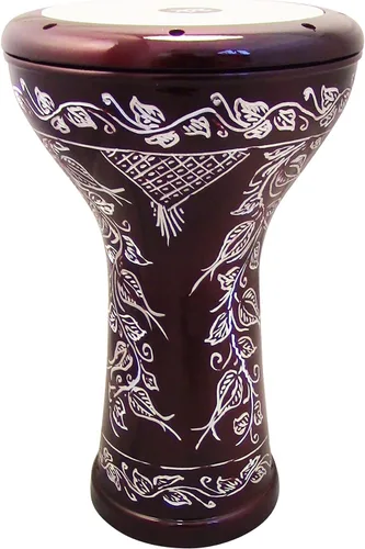 Vista 9 de La Darbuka Doumbek de Estilo Egipcio de 17 Pulgadas de Zaza Percussion (Negra)