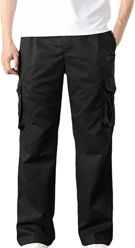 Pantalones cargo casuales para hombre, pantalones de senderismo al aire libre, pantalones deportivos ligeros de retazos, pantalones de trabajo con