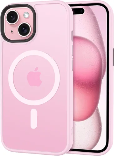 Vista 46 de CACOE Funda magnética para iPhone 12 y iPhone 12 Pro de 6.1 pulgadas - Compatible con MagSafe y soporte magnético para teléfono en el automóvil,
