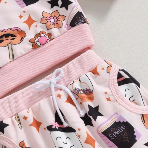 Vista 6 de YINGISFITM Conjunto de sudadera de manga larga para bebé niño y niña, ropa de invierno para niños pequeños