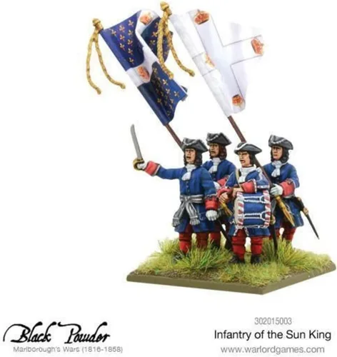 Vista 2 de Black Powder Marlborough's War Infantry of The Sun King Military Table Top Wargaming Plastic Model Kit 302015003