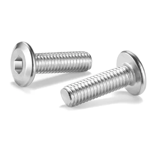 Vista 14 de M5 x 6mm 10 piezas de tornillos de cabeza plana con casquillo hexagonal, acero inoxidable 304 18-8, rosca completa, de SG TZH (con llave hexagonal)