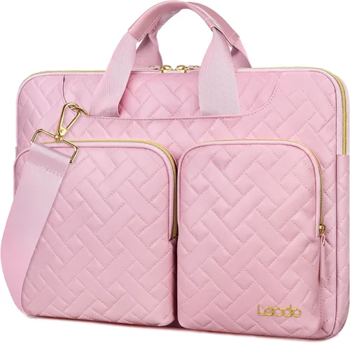 Lacdo Bolsa de hombro para laptop de 15 a 15.6 pulgadas para portátil Acer HP Dell ASUS de 15-15.6 pulgadas, Acer Aspire, HP Pavilion, Dell