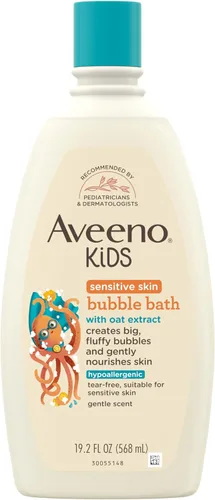 Aveeno Kids Baño de Burbujas para Piel Sensible 19.2 Onzas