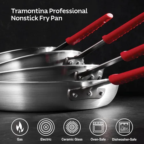 Vista 49 de Tramontina Sartén profesional de cerámica antiadherente de 8 pulgadas, sartén de aluminio de calibre pesado con revestimiento antiadherente