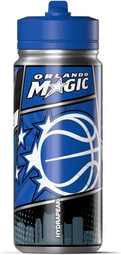 Vista 133 de Hydrapeak x NBA Los Angeles Lakers Botella de agua de 591 ml de acero inoxidable, botella deportiva con doble pared aislada con licencia