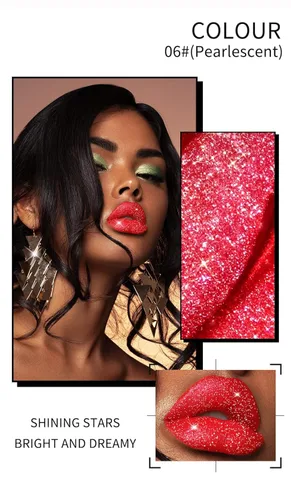 Vista 6 de Juego de 6 brillos de labios mate, brillo + lápiz labial mate suave de larga duración, esmalte labial hidratante impermeable, lápiz labial cosmético