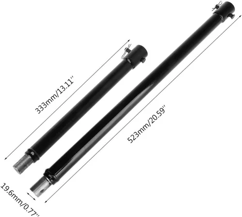 Vista 5 de CHBC Broca de extensión de 30/19.7 in, brocas de longitud extendida para excavadora de agujeros, herramienta de jardín de plantas (11.8 in)
