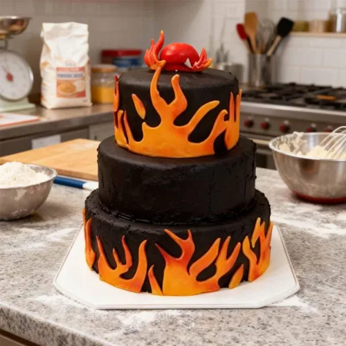 Vista 5 de KuuGuu 3 moldes de fondant de llama, moldes de silicona para decoración de pasteles de fuego, moldes en forma de llama para Sugarcraft Cake Border