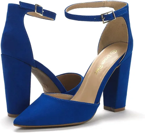 Vista 3 de DREAM PAIRS Coco Zapatos de tacón alto con punta, para mujer