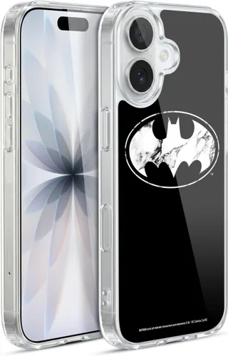 Vista 423 de Head Case Designs Funda de gel con licencia oficial de Batman DC Comics Bat Signal Logos [protección de grado militar] compatible con Apple iPhone 7