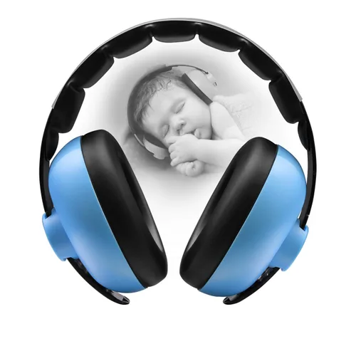 Vista 15 de BBTKCARE Auriculares para bebés - Protección de oídos para bebés Orejeras para bebés Auriculares con cancelación de ruido 3-36 meses - Verde Verde