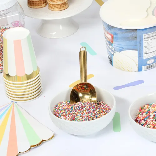 Vista 5 de Nonpareils - Gránulos de arcoíris sin pareil en recipiente resellable, caramelo a granel de 2.7 libras