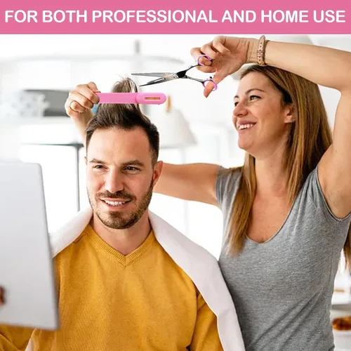 Vista 2 de Kit profesional de corte de cabello para mujeres, fácil de usar, recortador de pelo de puntas abiertas, herramientas de corte de cabello