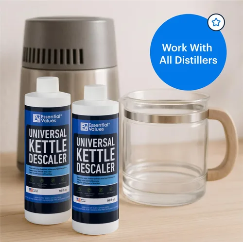 Vista 6 de Essential Values Descalcificador Universal - Solución de Descalcificación de Espresso - Limpiador de Máquina de Café - Ácido Cítrico para Hervidor