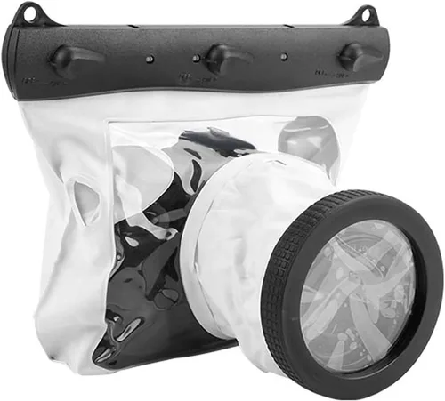 Vista 10 de Estink Kit de funda de buceo, funda de buceo subacuática para cámara subacuática, funda de buceo para cámaras DSLR, hasta 65.6 ft de profundidad