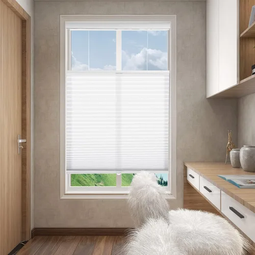 Vista 16 de Changshade Persianas Celulares Opacas sin Cordón, Persianas de Arriba hacia Abajo y de Abajo hacia Arriba para Ventanas, Persianas de Ventana