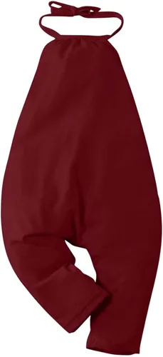 Vista 3 de Cbcbtwo Mameluco de verano para niñas con tirantes lindos con estampado floral bohemio de una pieza con bolsillos