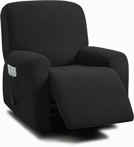 Vista 22 de ULTICOR Sofá reclinable extra ancho de 75 a 100 pulgadas, funda de sofá reclinable de 2 plazas, funda de sofá reclinable extra ancha, tela jacquared