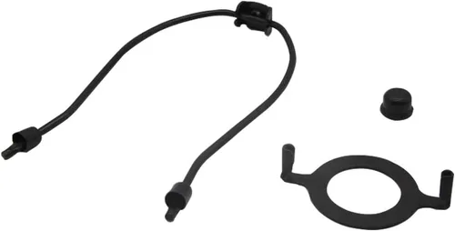 Vista 3 de Soporte de arpa de pantalla de lámpara de 8 pulgadas, arpa de lámpara para base de luz E26, adaptador de ajuste UNO, juego de remates de adaptador