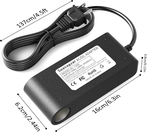 Vista 7 de Adaptador de corriente para encendedor de cigarrillos de 12 V, 8 A, 96 W, CA 100 ~ 240 V a CC 12 V convertidor de fuente de alimentación de coche