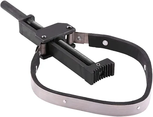 Vista 4 de Soporte de polea para volante Soporte de banda Soporte de volante Universal Ajustable Motocicleta Herramientas Especiales Llave para Mantenimiento