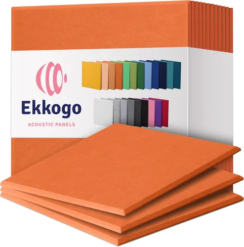 Vista 68 de Paneles acústicos, paquete de 12 paneles de pared insonorizados de 12 x 10.4 x 0.4 pulgadas, paneles de amortiguación de sonido de alta densidad