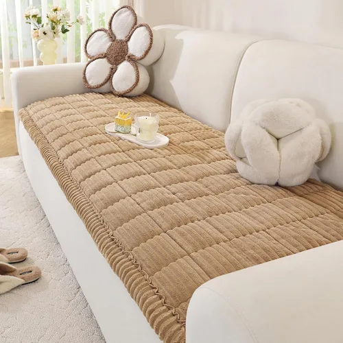 Vista 10 de OstepDecor Fundas para reposabrazos de sofá, fundas para brazos reclinables, aptas para mascotas, gruesas y suaves para reposabrazos de sofá