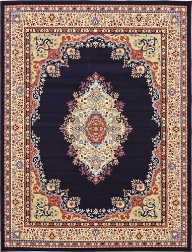 Vista 30 de Rugs.com, colección Amaya - Alfombra de pelo medio marrón de 2 x 3 pies perfecta para entradas, cocinas, rincones para desayunar, piezas de realce