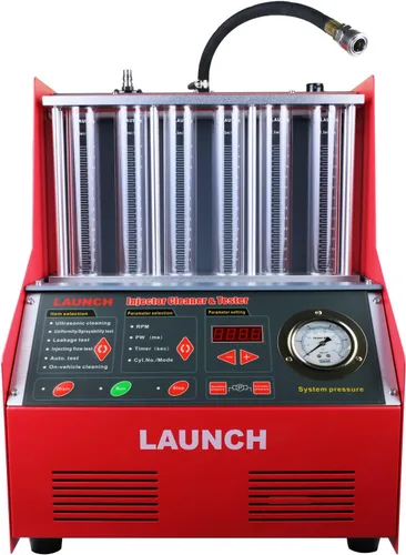 Vista 2 de Limpiador y probador de inyector Autool Launch CNC602A con transformador de 110 V