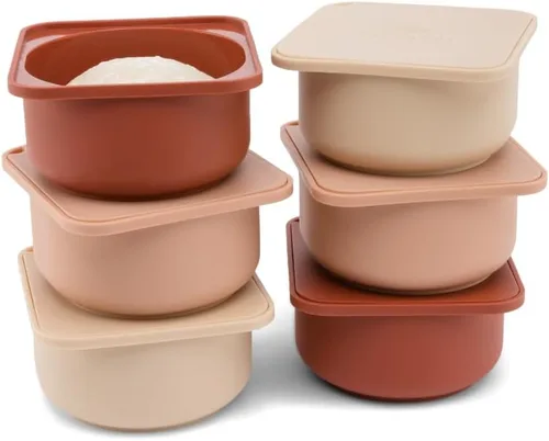 Vista 17 de Babadoh Recipientes de Silicona para Fermentación de Masa de Pizza con Tapas Accesorios para Hacer Pizza La Pizza Perfecta Juego de 3