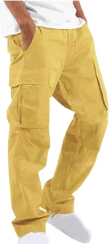 Pantalones tipo cargo para hombre, holgados, holgados, de ajuste relajado, para el trabajo, al aire libre, pesca, senderismo, viajes, tácticos,