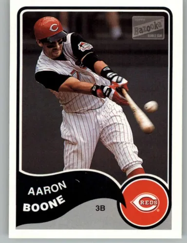 2003 Bazooka #17 Aaron Boone NM-MT Cincinnati Reds Baseball MLB
