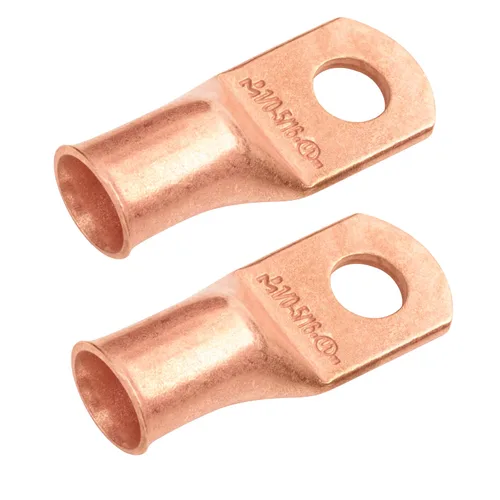 Vista 57 de SELTERM - 5 terminales de anillo resistentes para cable de batería, calibre 1/0 AWG, pernos de 1/2 pulgadas, terminales de calibre 0, ojales