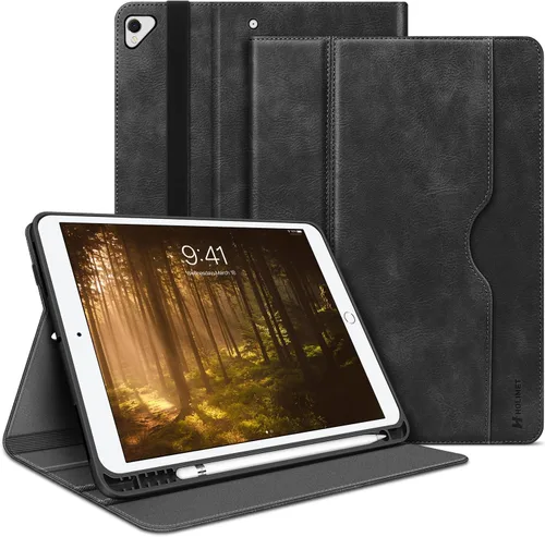 H HOLIMET Funda para iPad Air de 3ª generación/iPad Pro de 10.5 pulgadas con soporte para lápiz, soporte de TPU suave, funda inteligente con función