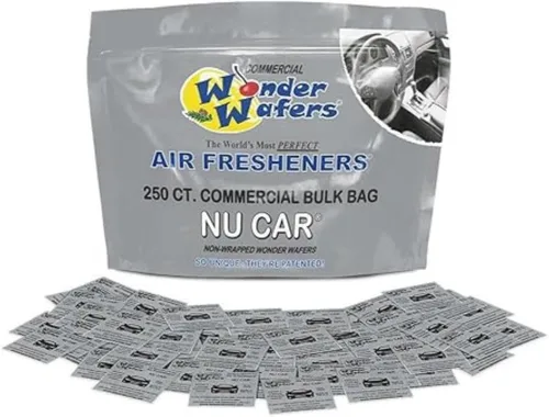 Vista 10 de Wonder Wafers ambientadores de aire 25 unidades. Envueltos individualmente, fragancia de polvo de bebé