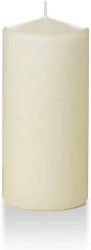 Vista 13 de Yummi - Velas redondas de pilar blancas de 3 pulgadas x 4 pulgadas, 3 por paquete
