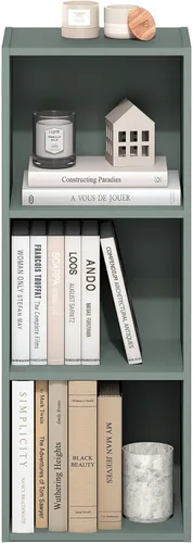 Vista 193 de Furinno - Estantería de cubos de 5 niveles serie Luder para libros y almacenamiento, color negro