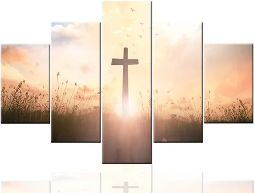 Vista 152 de TUMOVO Jesús Christian - Pintura sobre lienzo de 5 piezas