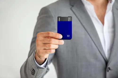 Vista 29 de Modern Carry Cartera delgada para tarjetas de crédito ultrafina