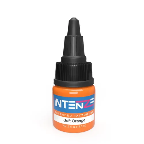Vista 8 de Intenze Tinta de Tatuaje Naranja Fuerte 4oz Naranja dura