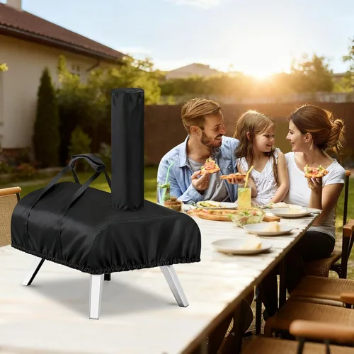 Vista 8 de Cubierta para horno de pizza para Big HORN y aidpiza 12, accesorios para horno de pizza impermeable TwoPone Funda de transporte para exteriores
